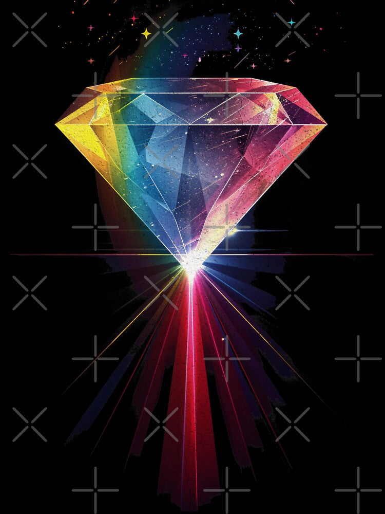 Prism Brilliance: Rainbow Spectrum Diamond by Sir Meow Meow