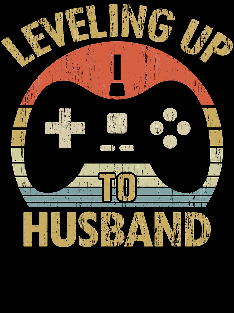 Leveling Up To Husband - Gift For Husband Valentines Gift Video Gamer by nana1099