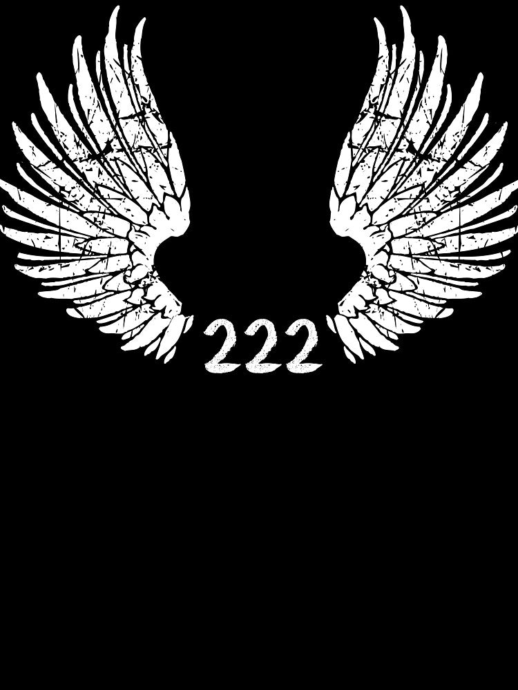 222 angel number white gift by alfa-rouk
