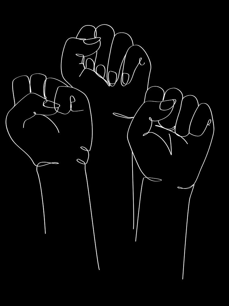 Hands Girls Power by Tinteria