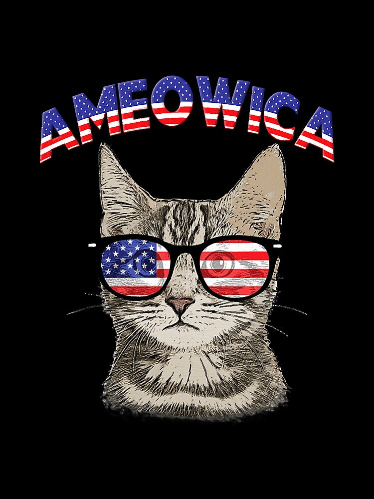 Ameowica Usa Cat Kitten Patriotic by reyeskhan79