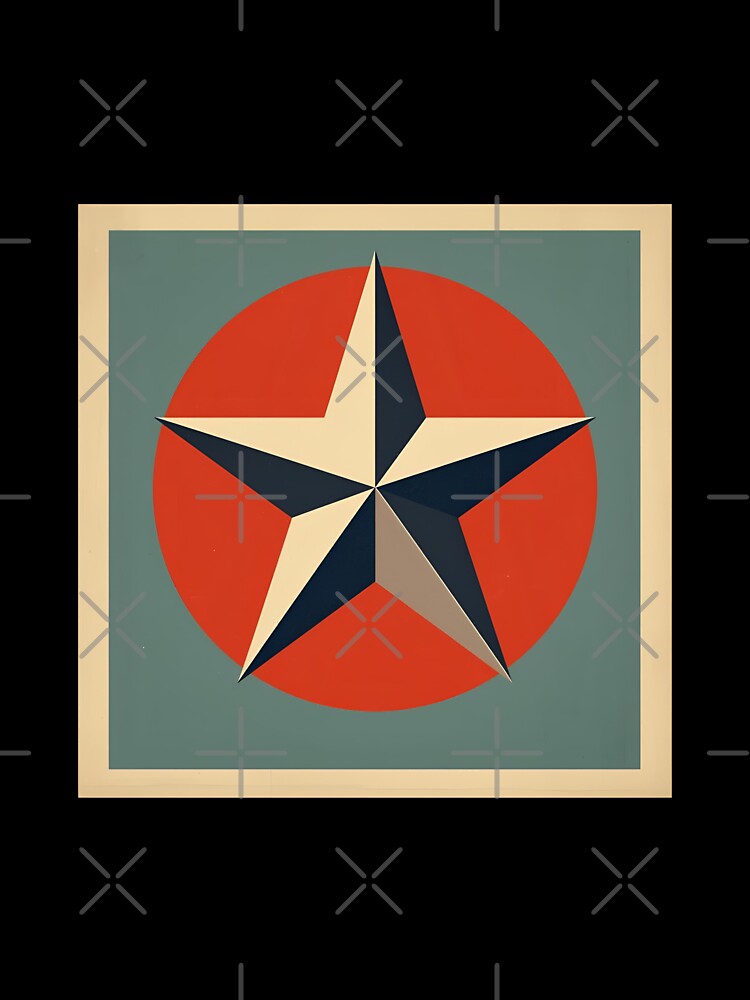 Vintage Grey Star by Vintage City
