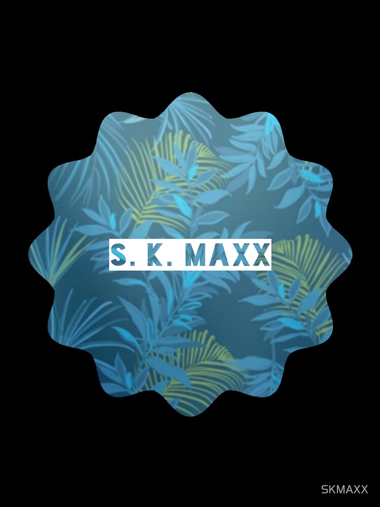 Jungle leaves with brand logo by SKMAXX