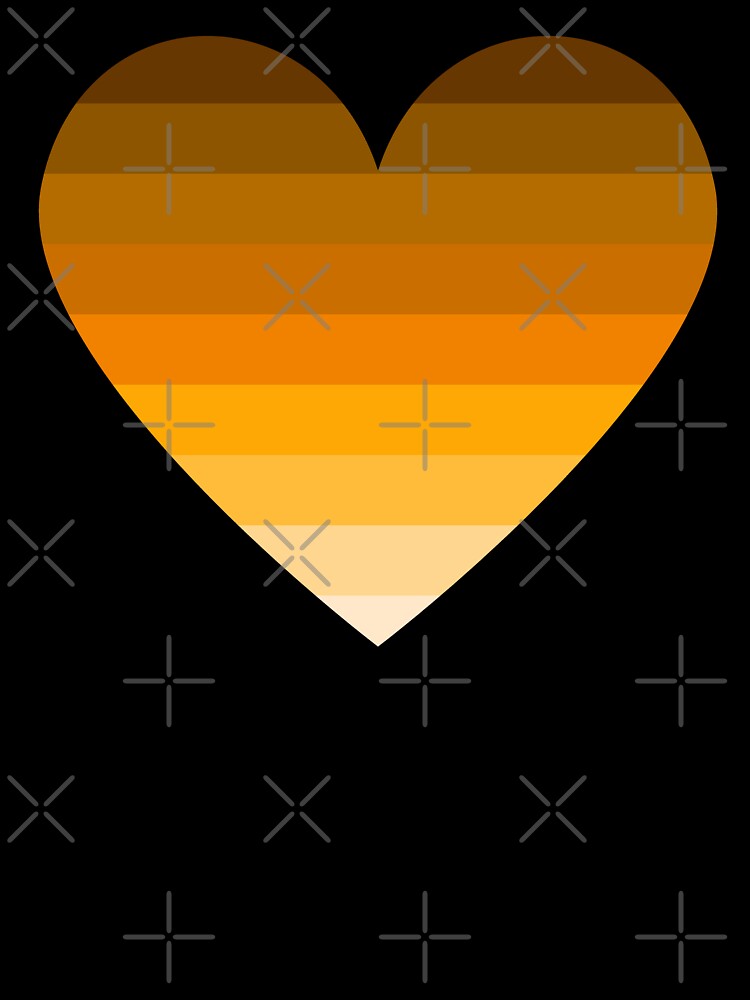Aesthetic Orange Gradient Pattern by quinellie