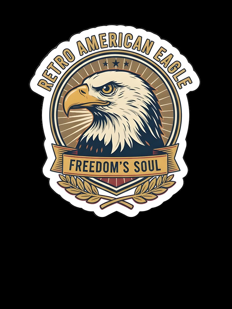 Retro American Eagle by Perloth