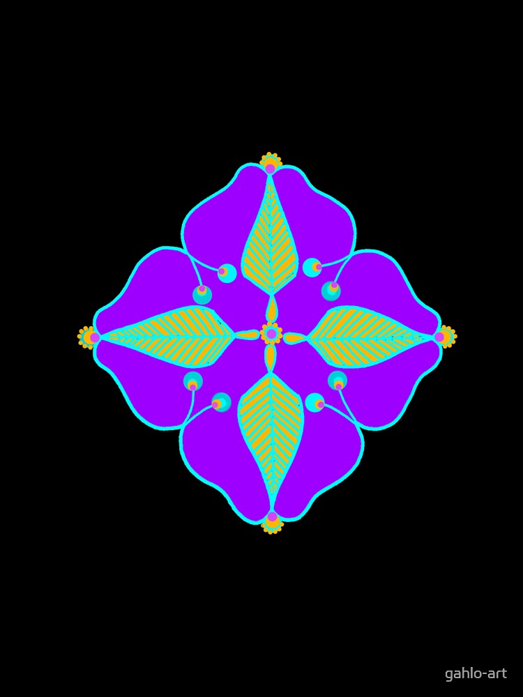 Violet dream mandala by gahlo-art