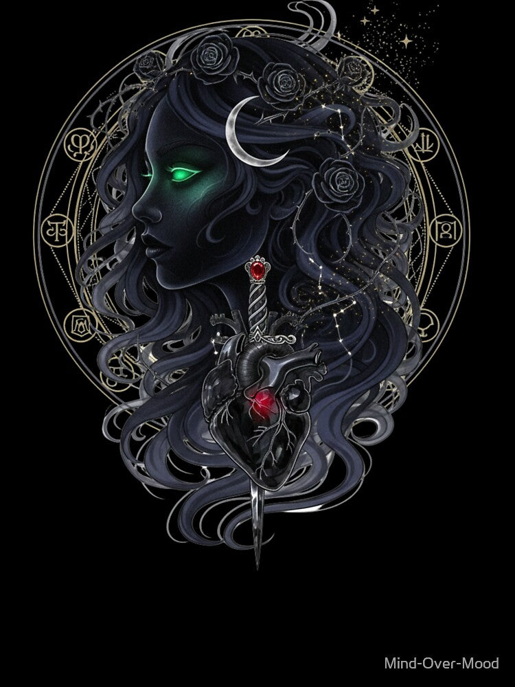 Dark Feminine Energy Rose by Mind-Over-Mood