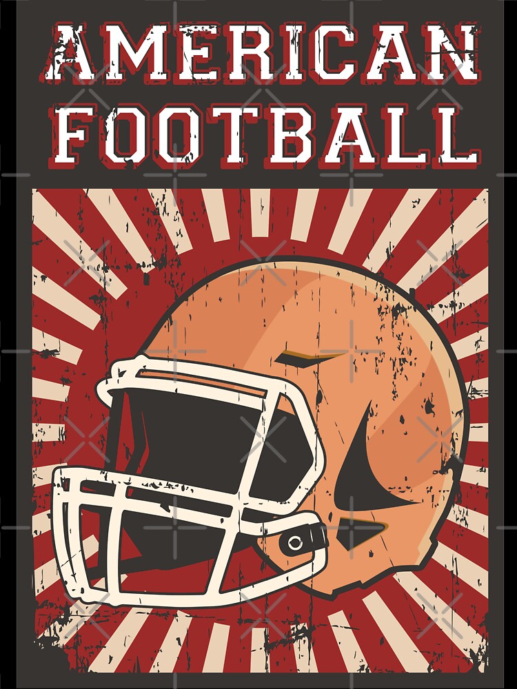 Vintage American Football Helmet by Astralia
