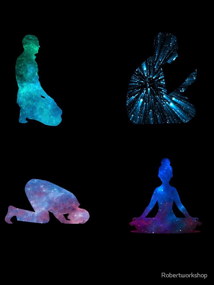 Universe Meditation Sticker pack by Robertworkshop