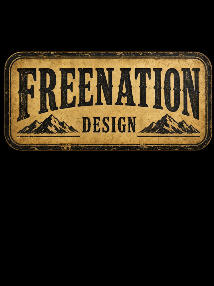 Vintage Americana Outdoor Brand Logo by FREENATION2026