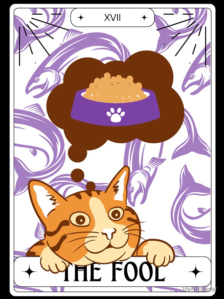 Tarot Card Tiger Cat The Fool by BettySpicer
