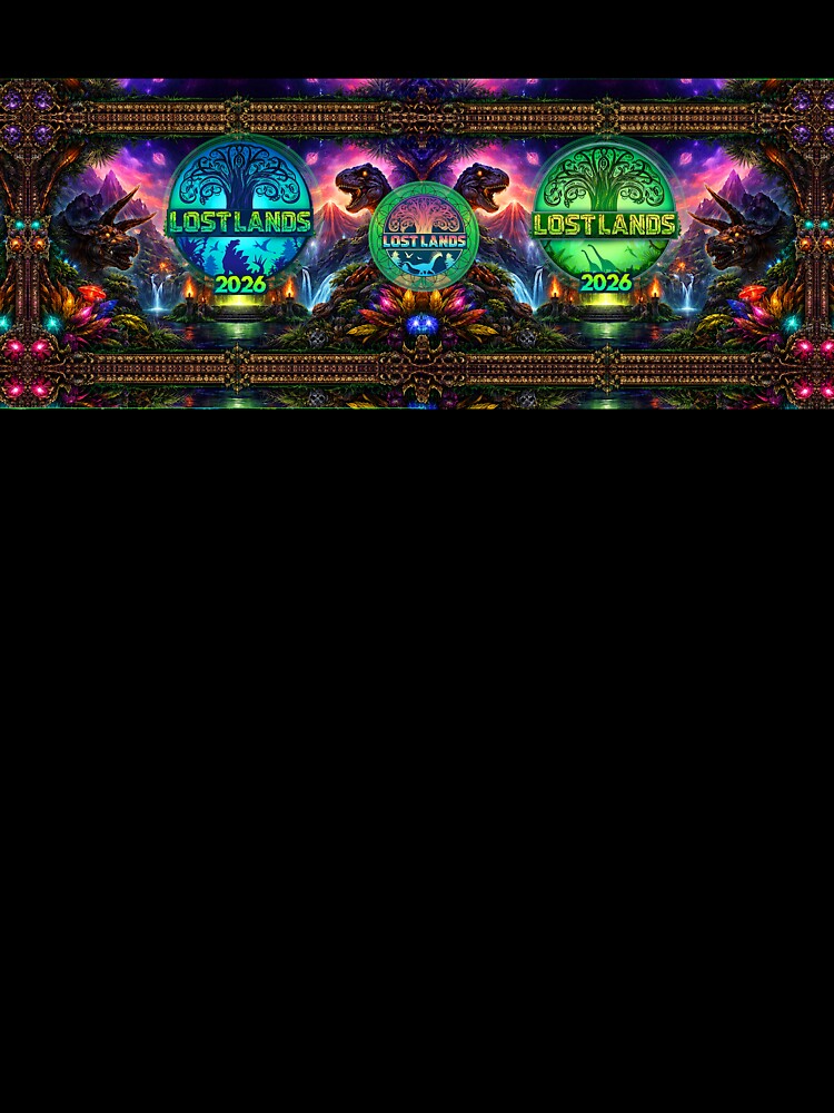 Lost Lands Festival 2026 Fanart Prehistoric Dinosaur Art by FestDrip