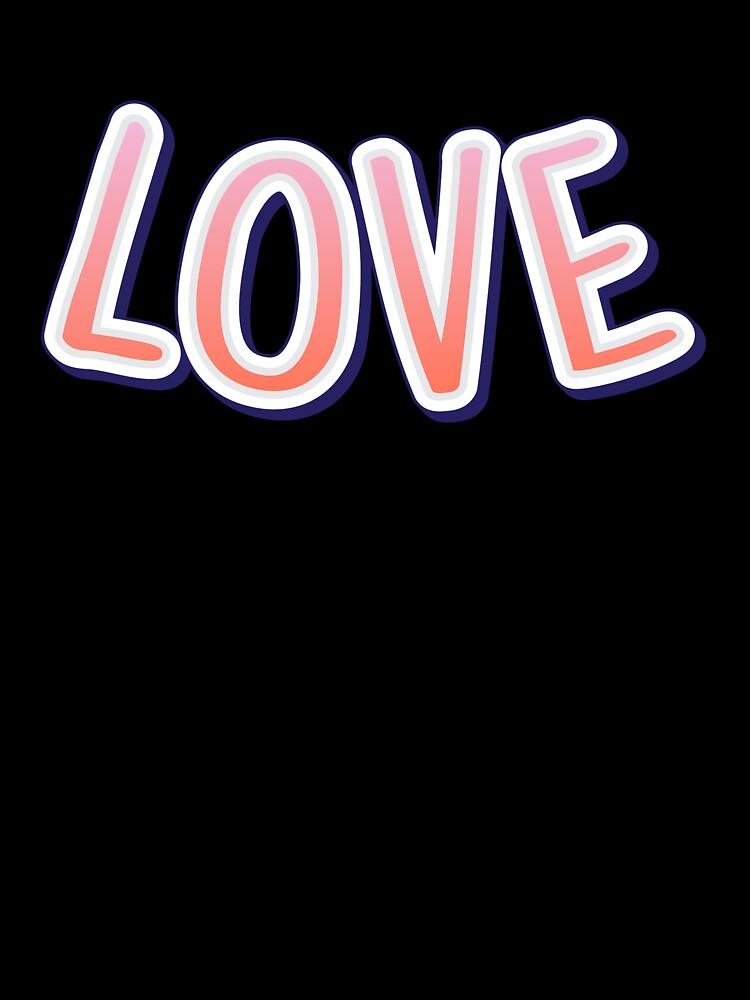 Love text sicker by Sticktle