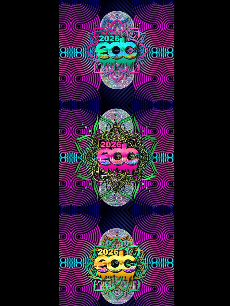 EDC 2026 Festival Fanart Comemorative Totem by FestDrip