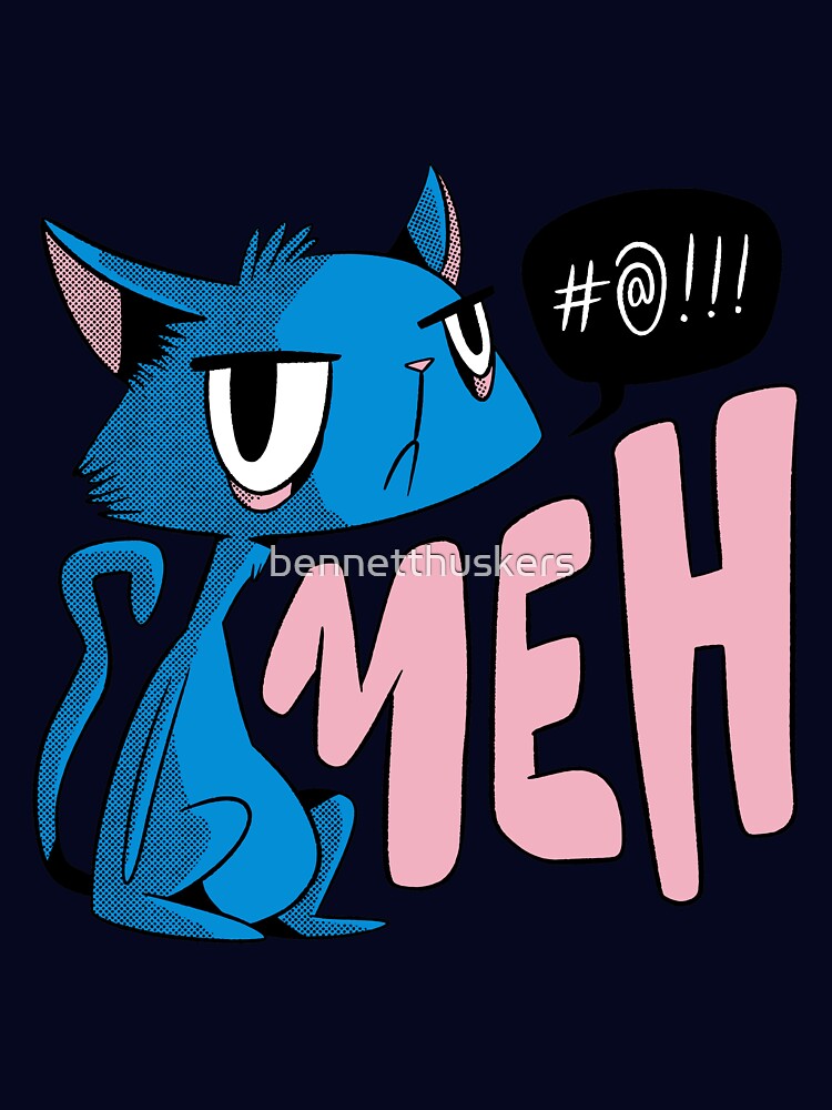 Meh! - Cat by bennetthuskers