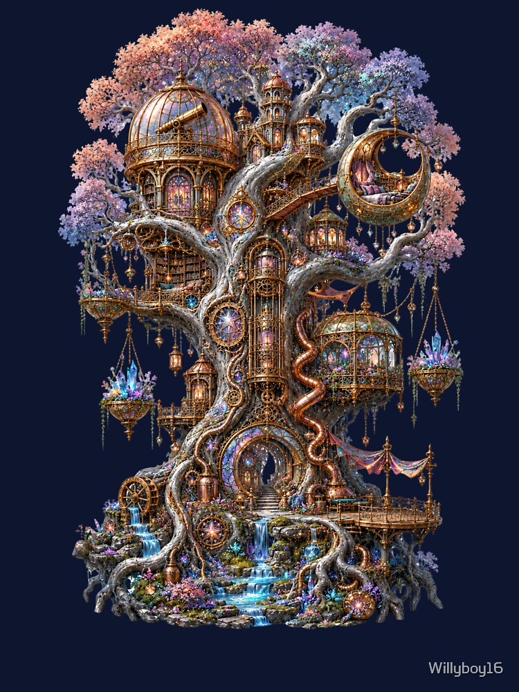 Mystical Copper Treehouse Fantasy Kingdom by Willyboy16