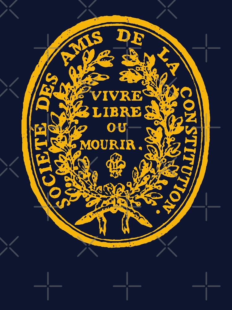 Jacobins Club Seal 1789 French Revolution Leader Robespierre Guillotined by fomodesigns