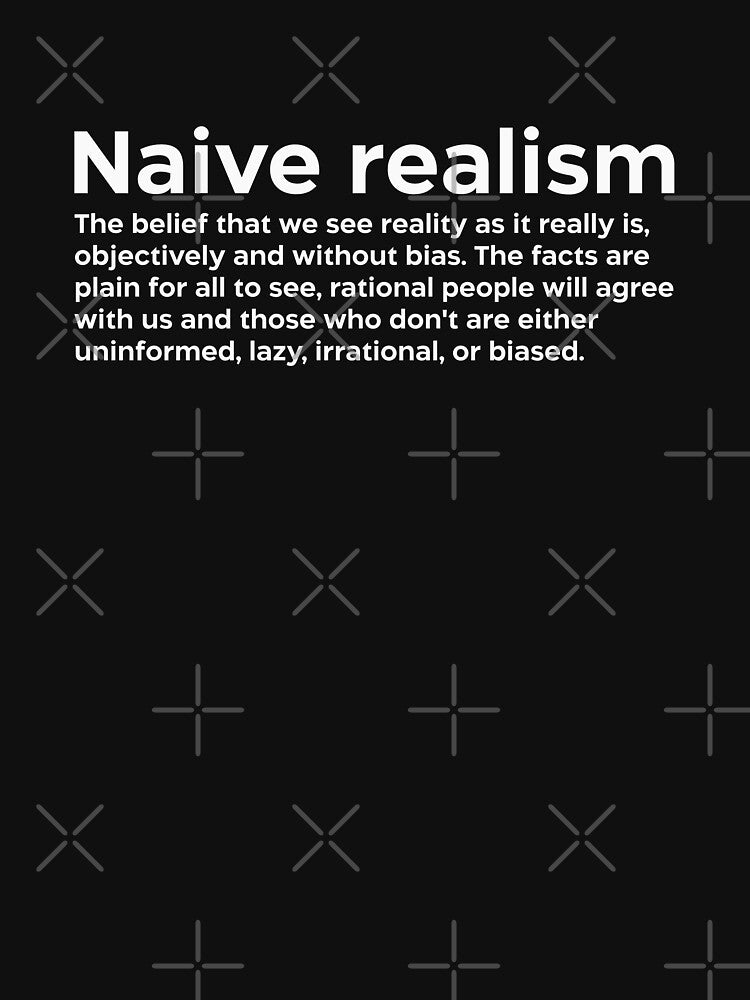Naive realism white by EdimQuotes