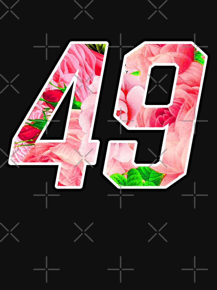 Floral Print Number 49 by NumbersFort