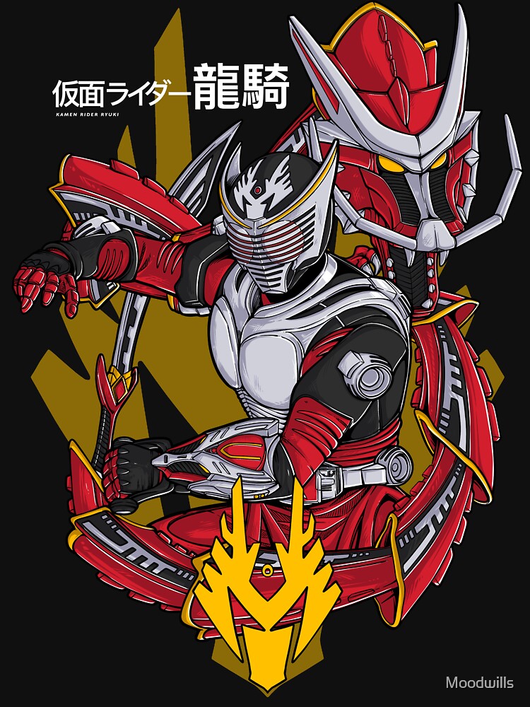 Kamen Rider Ryuki by Moodwills Unisex , , , Long Sleeve Tee