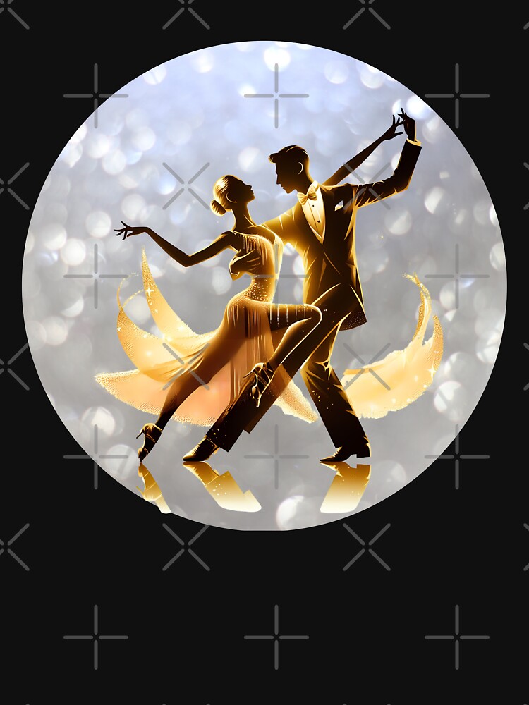 Gold star in the silver ball by Toms Tee