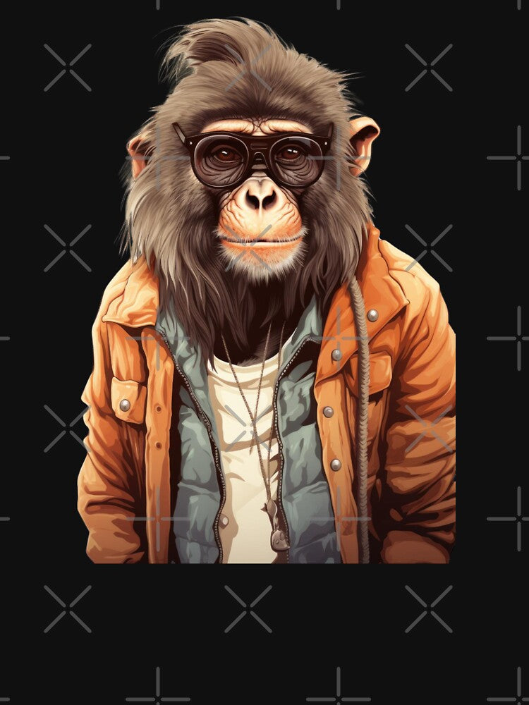 Cool monkey by Toms Tee
