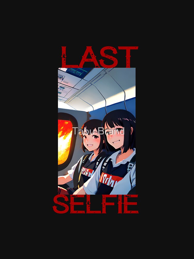 LAST SELFIE ANIME Limited Edition Print #1 by Tabu Brand Unisex , , , Long Sleeve Tee