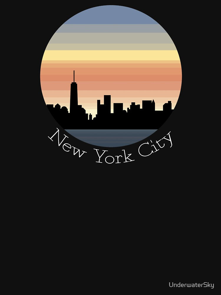 New York Sunset Skyline by UnderwaterSky