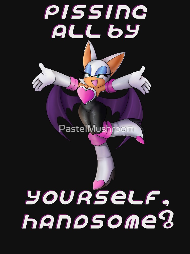 Rouge: Pissing All By Yourself, Handsome? by PastelMushroom Unisex , , , Long Sleeve Tee