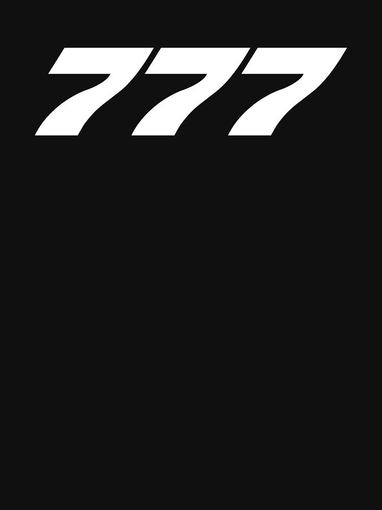 Boeing 777 Aircraft White by Fly Buy Wear