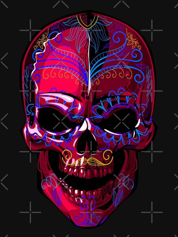 Colorful scull by urban-color