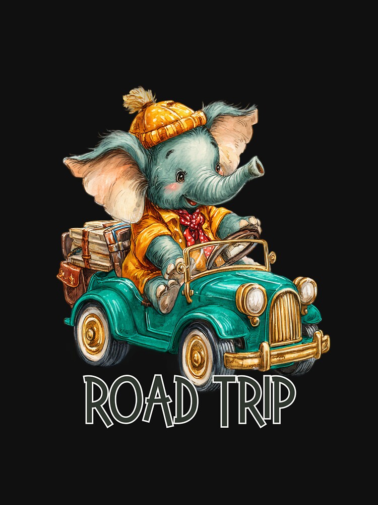 Vintage Elephant Roadtrip Adventure by All About DigiCraft by Fedelina