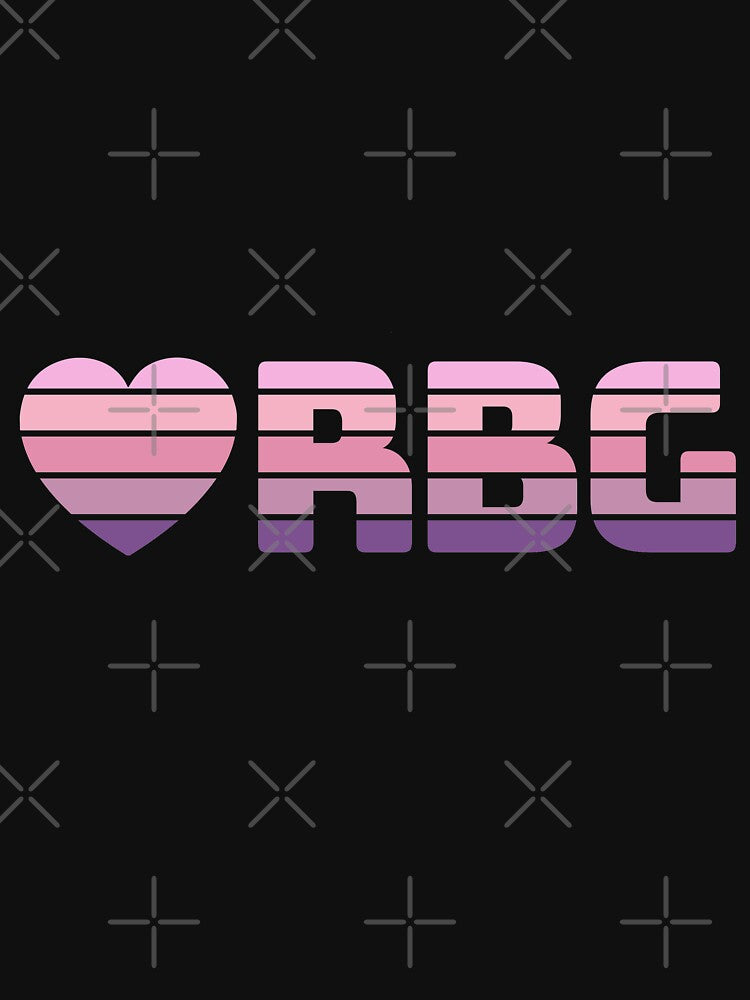 RBG Ruth BG Pink Vintage Gradient Tribute by FrenchsTuck