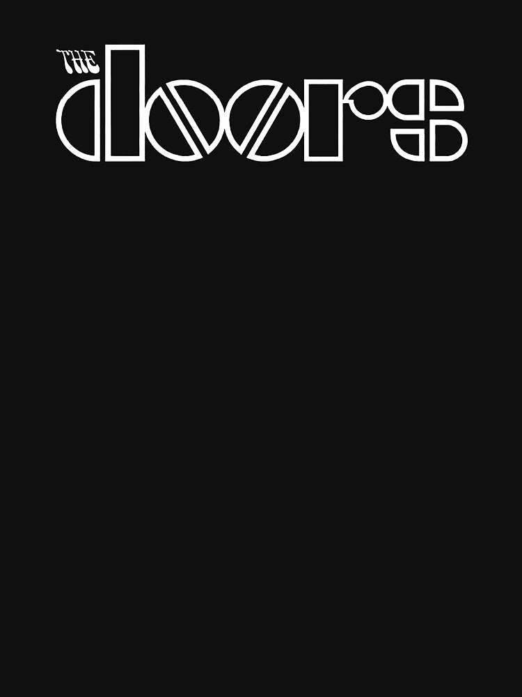 The Doors- White on Black Vintage Color by Taibaok