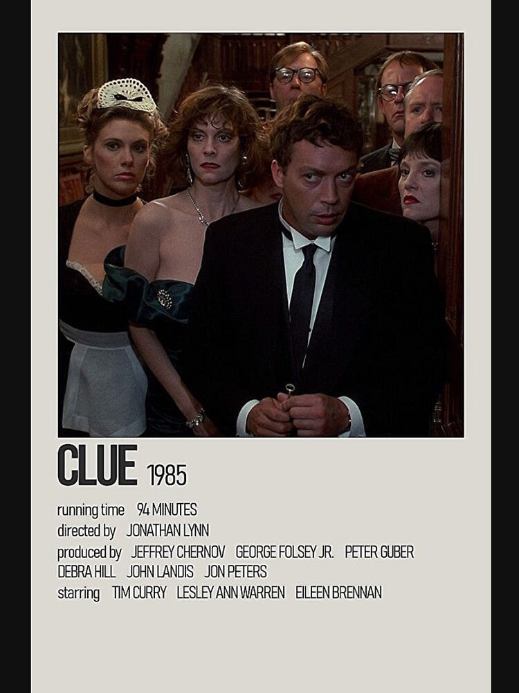 Clue Movie Poster by timetodieoldman Unisex , , , Long Sleeve Tee