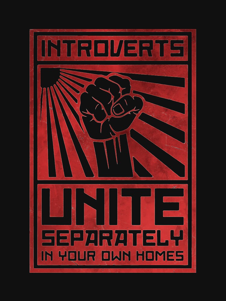 Introverts Unite  Pullover by voluminousthink