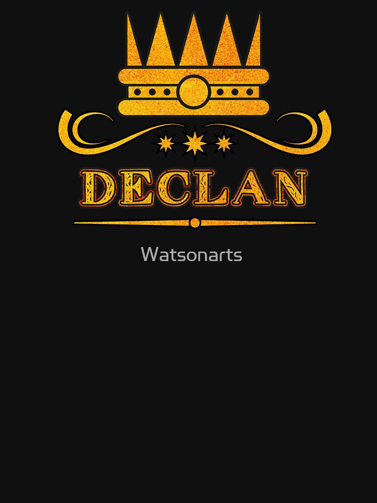 Declan Personalized Funny & Unique Custom Name Design for Men, Teens, and Boys by Watsonarts
