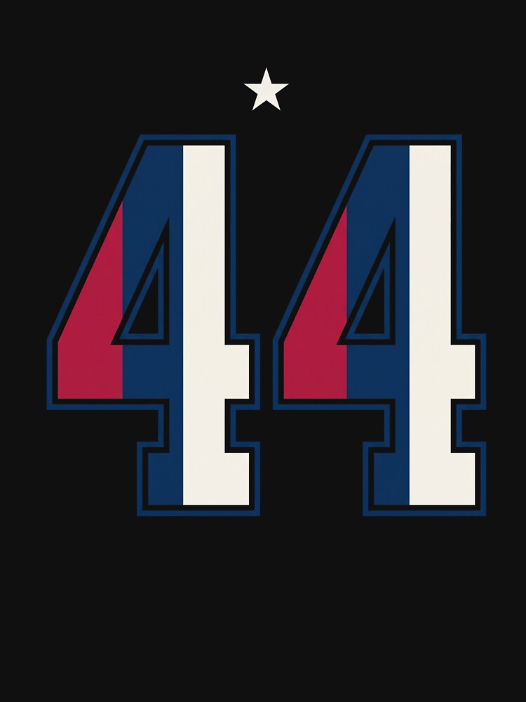 44 Patriotic American Sports Jersey Number Fan Athlete by SofenArt