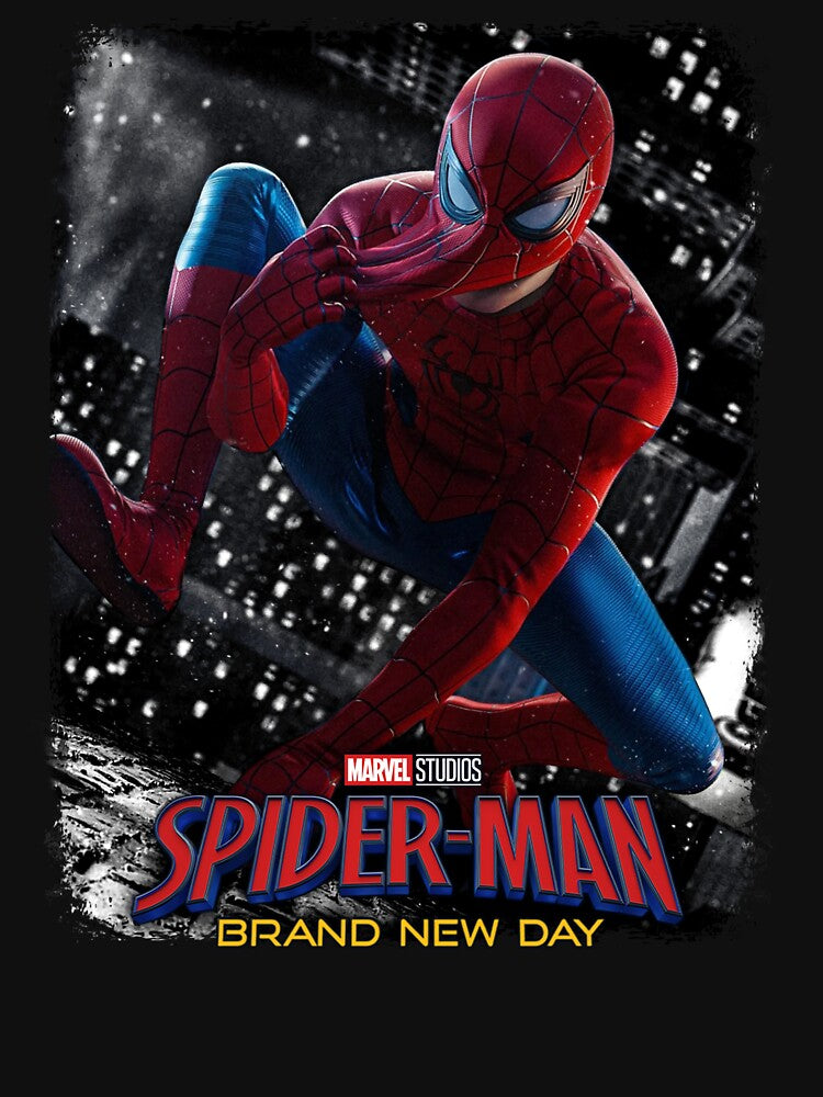Masked Web Hero City Night Comic Style Acid Wash by CraigClarke19