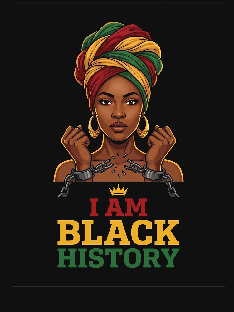 I Am Black History African American Black Pride Empowerment by SofenArt