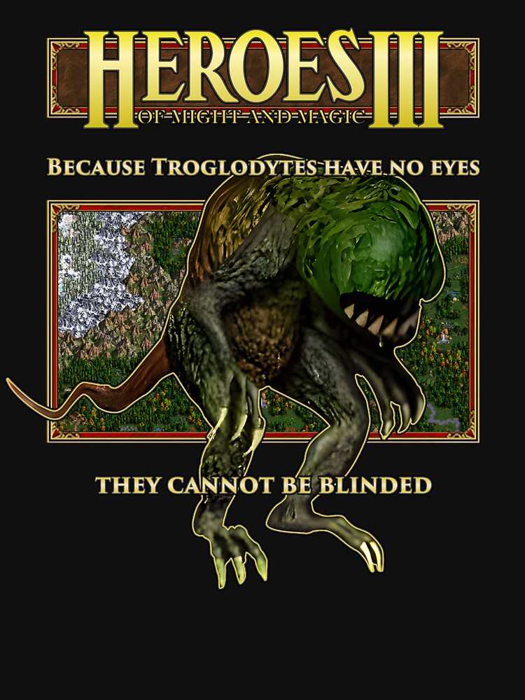 Heroes of Might and Magic III - Troglodytes have no eyes by DeegePrint