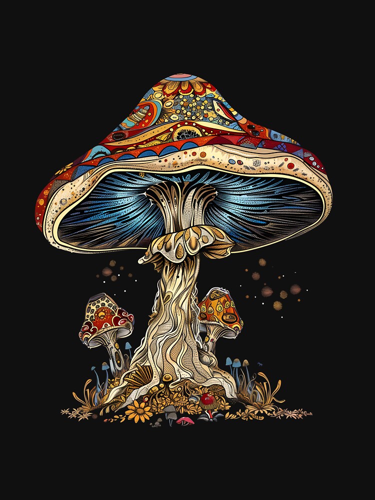 Stylized Magic Mushroom 5 by HarmonyTheKoala