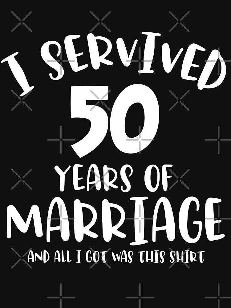 couple gift 50th wedding anniversary husband and wife 50 years by dianoo