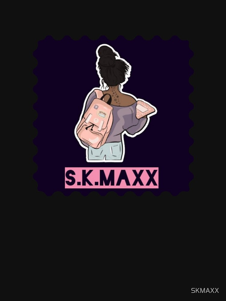 Stay cool teenage girl  sticker brand logo by SKMAXX