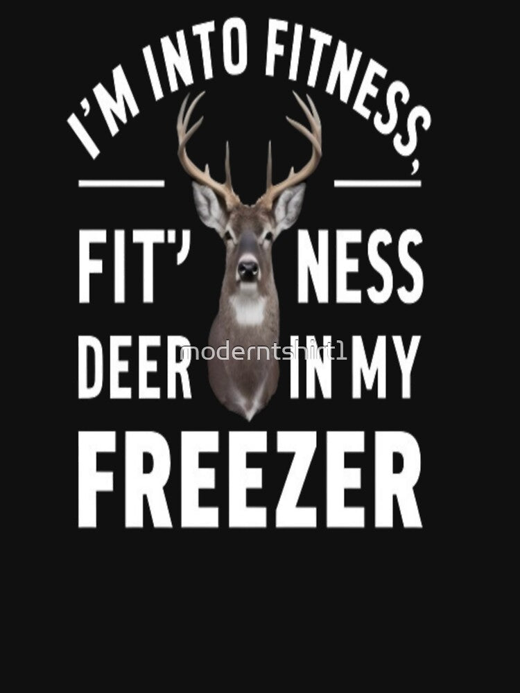 I'm Into Fitness Deer,Fitness Deer in Freezer by moderntshirt1 Unisex , , , Long Sleeve Tee