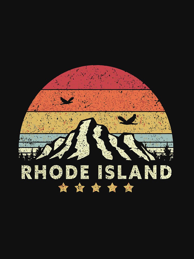 Rhode Island Shirt Retro Style Ri Usa by merystowe1