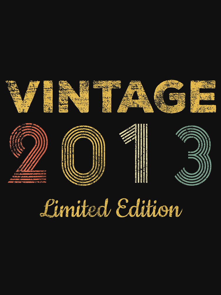 9 Year Old Gifts Vintage 2013 Limited Edition 9th Birthday by amyadt77