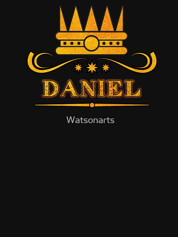 Daniel Personalized Funny & Unique Custom Name Design for Men, Teens, and Boys by Watsonarts