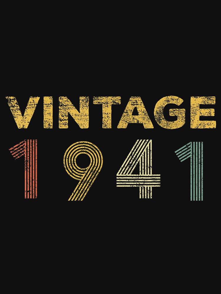 81 Year Old Gifts Vintage 1941 Limited Edition 81st Birthday by aprilsav