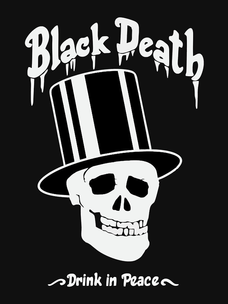 Black Death Vodka Logo Merchandise by PERLVANHOUTEN